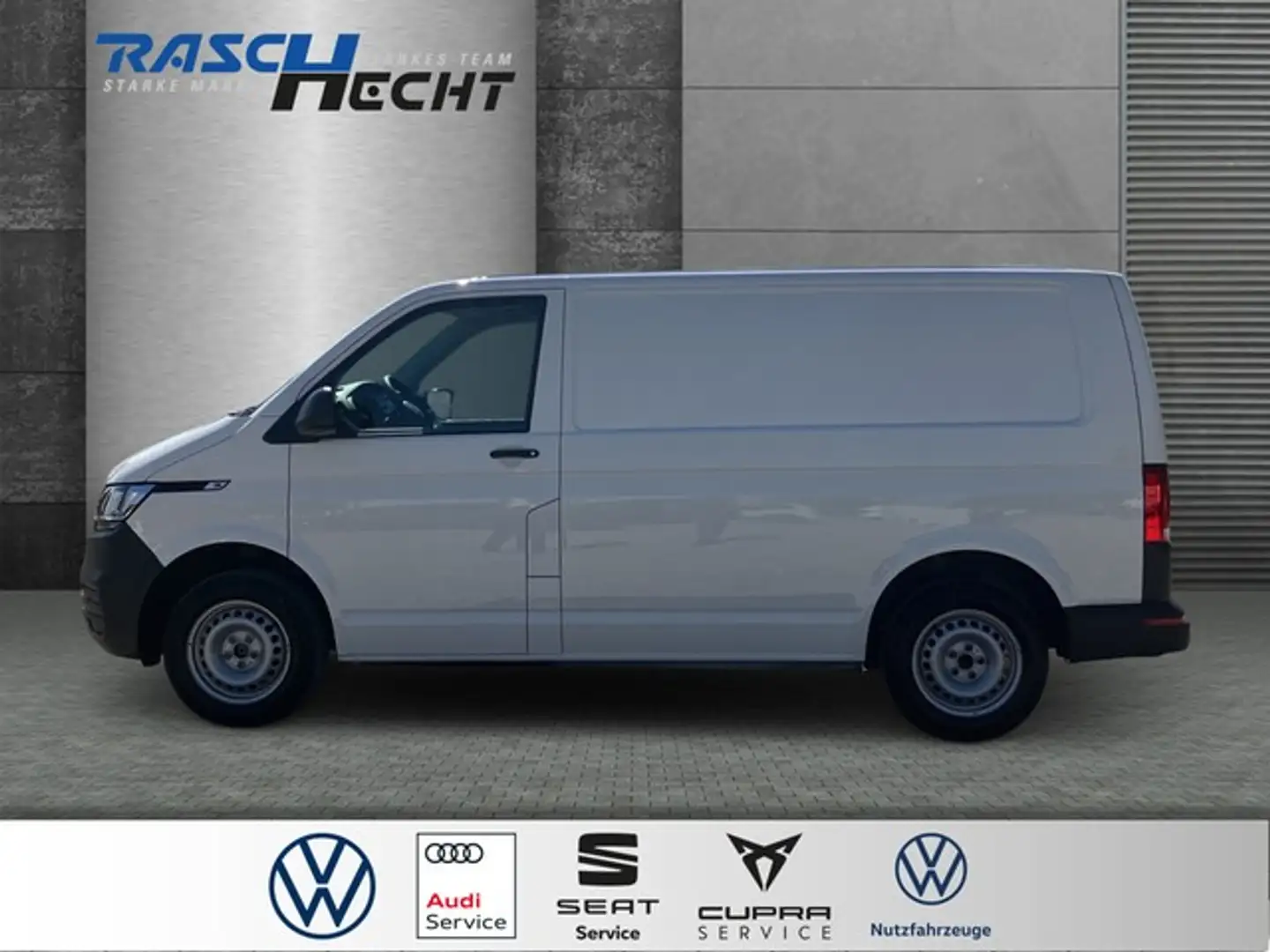 Volkswagen T6 Transporter Kasten Wit - 2