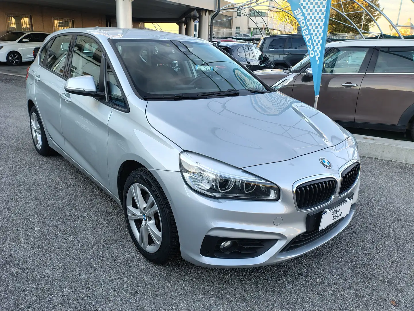 BMW 218 218d Gran Tourer Advantage auto Argento - 1