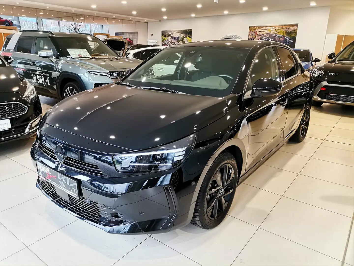 Opel Corsa F GS 1.2 DI Turbo NAVI|LED|SHZ|PDC|KAMERA Schwarz - 2