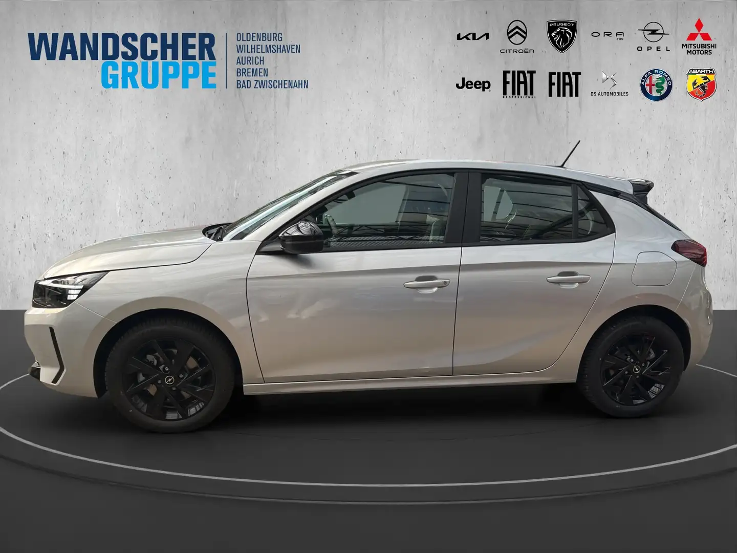 Opel Corsa 1.2 Turbo Alu+Allwetterreifen+Carplay+LED Silber - 2