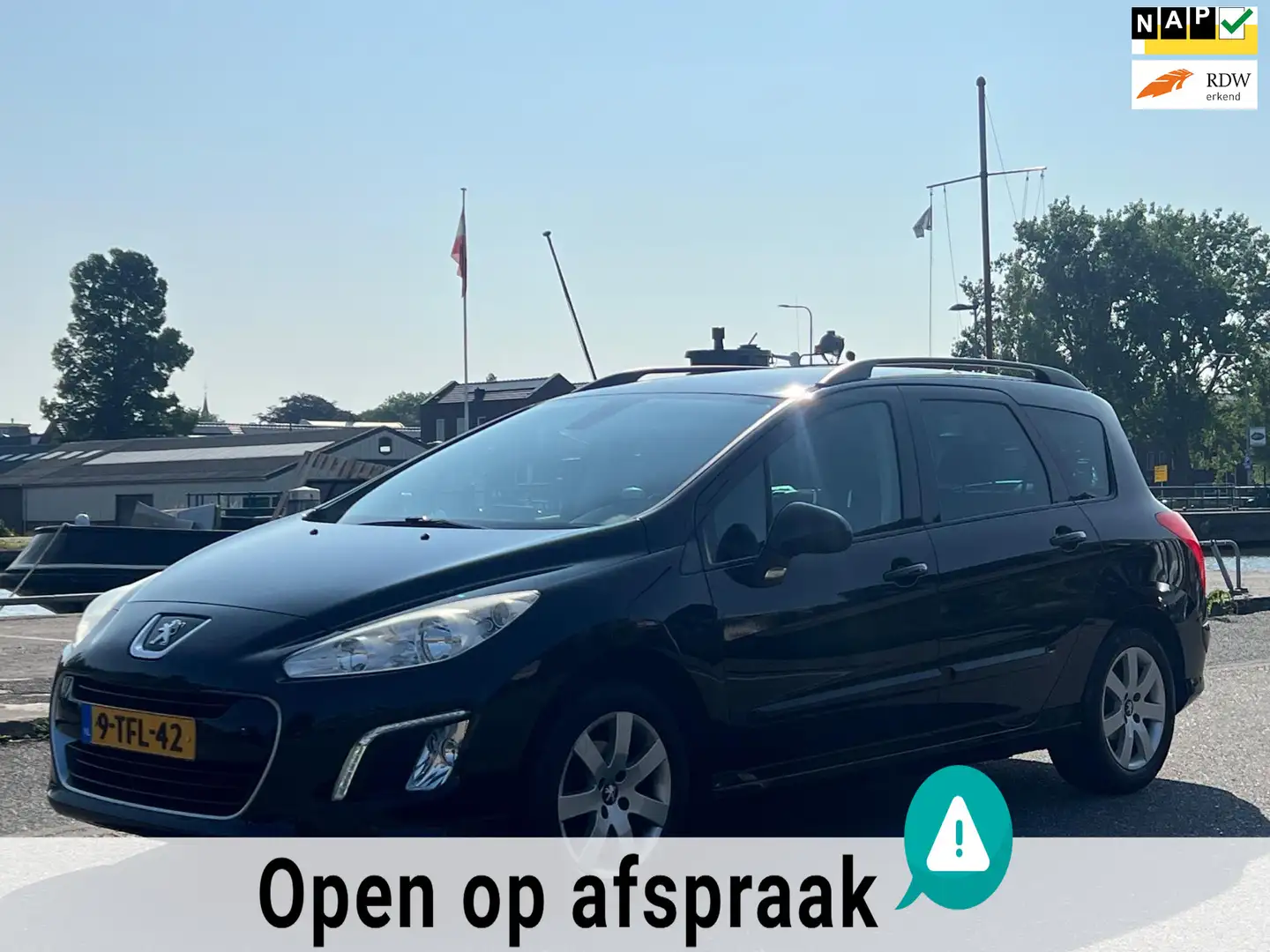 Peugeot 308 SW 1.6 VTi Active 1E EIG CRUISE CLIMA LED GOED OND Zwart - 1
