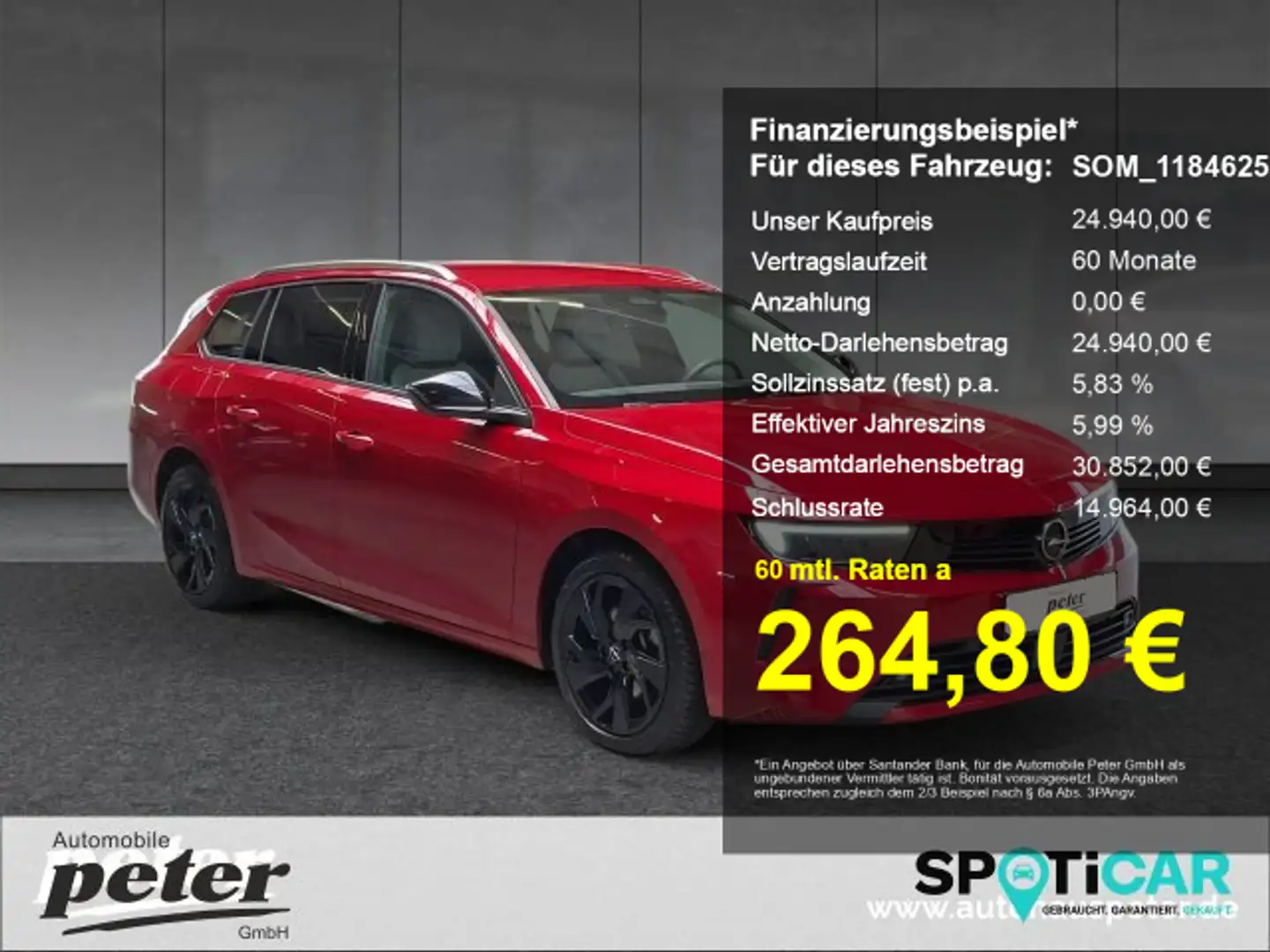 Opel Astra Astra L ST 1.2 Turbo Elegance Automatik Sitzheizun Rouge - 1