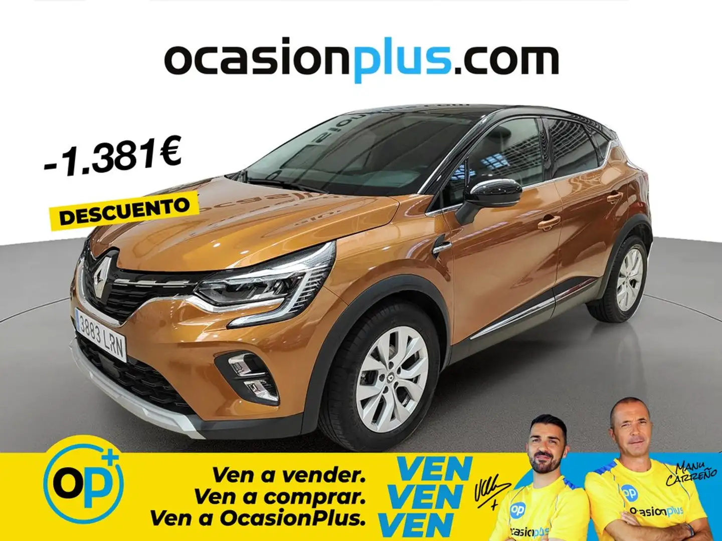Renault Captur TCe Zen 67kW Naranja - 1