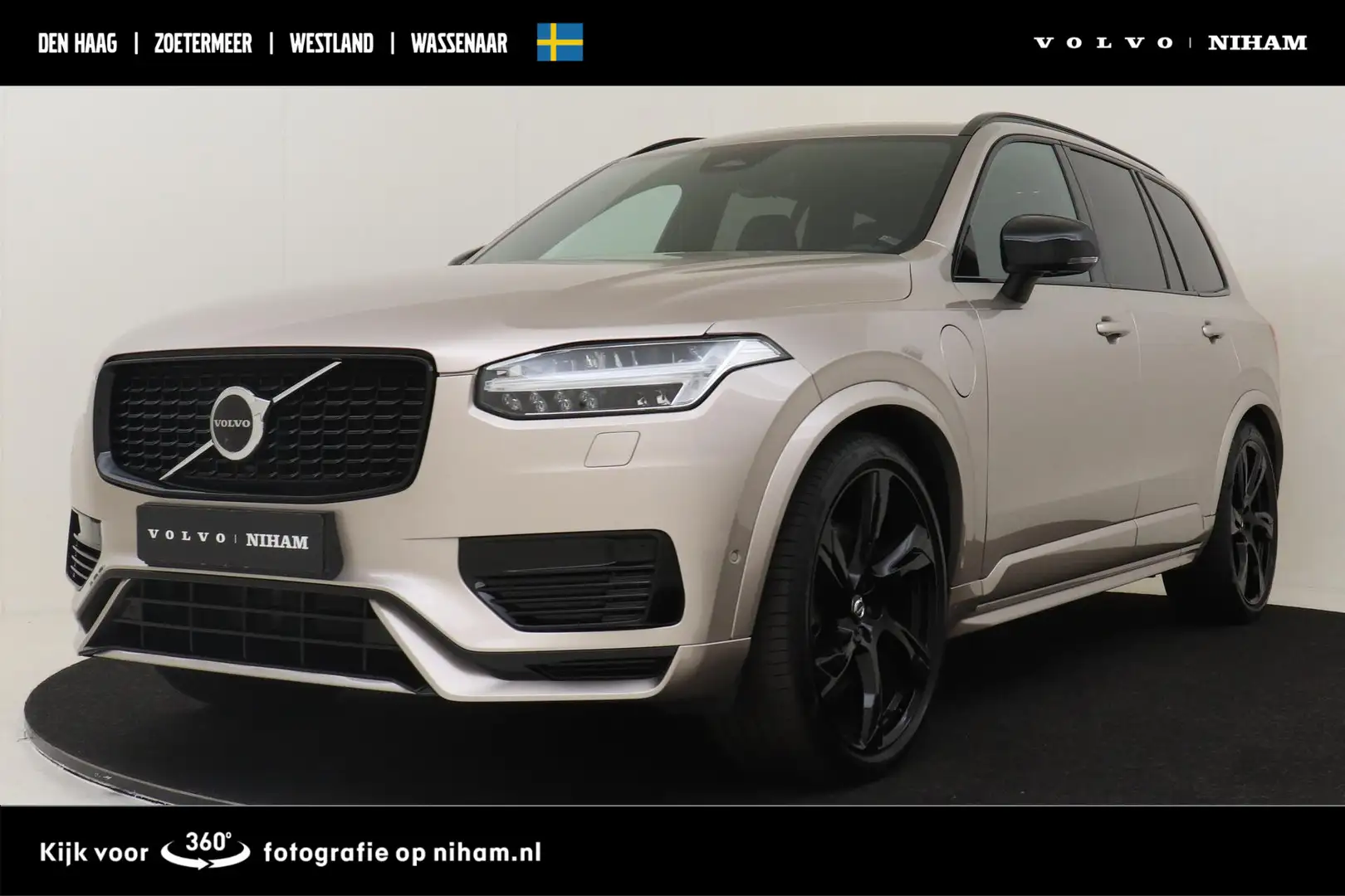 Volvo XC90 T8 RECHARGE AWD ULTIMATE DARK *FULL OPTIONS!* -LON Grijs - 1