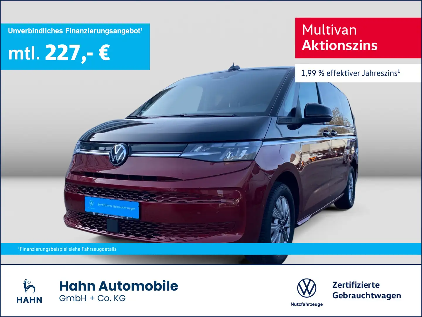 Volkswagen T7 Multivan LIFE LÜ 2.0 TDI Rood - 1