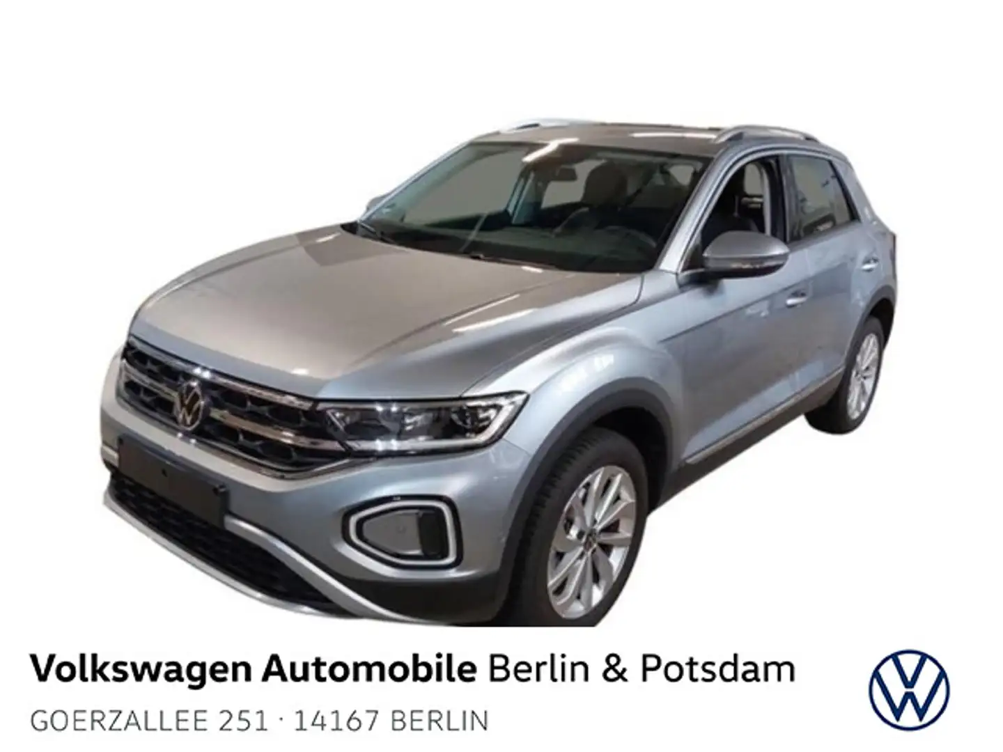 Volkswagen T-Roc 1.5 TSI DSG Style Navi R-Kam LED SHZ Silber - 1