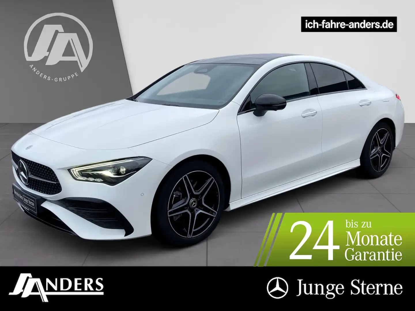 Mercedes-Benz CLA 200 AMG+MBUX+Night+Pano+LED+Kamera+Key+Distr Blanc - 1