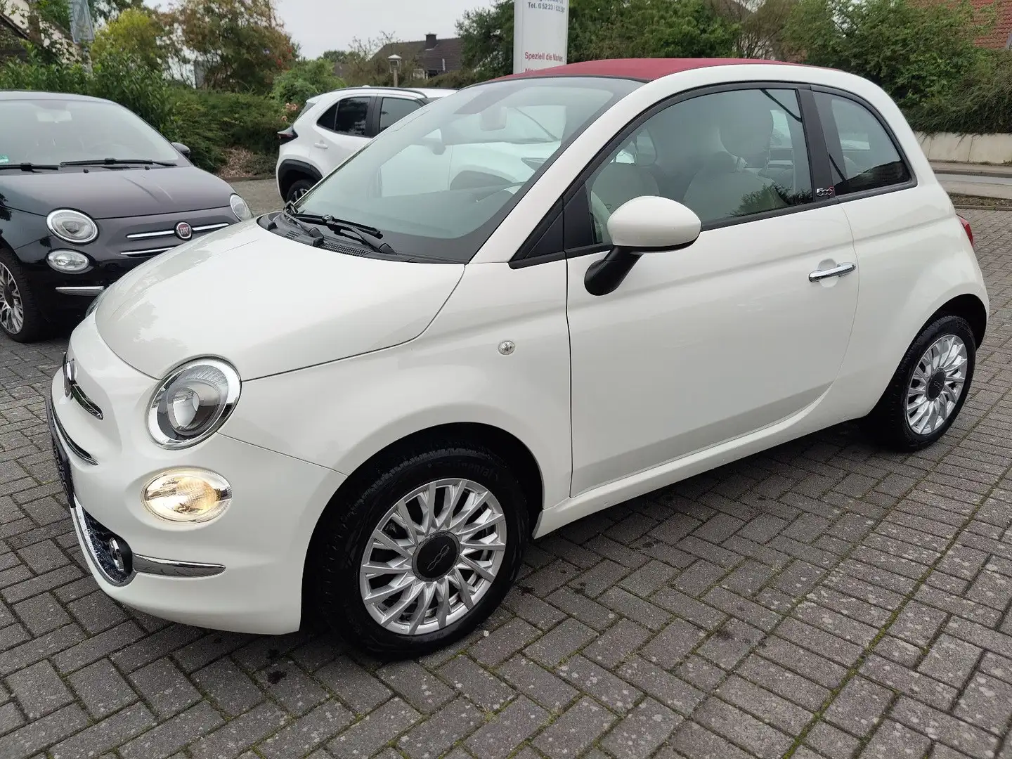 Fiat 500C 1.0 Lounge Hybrid Navi Weiß - 1