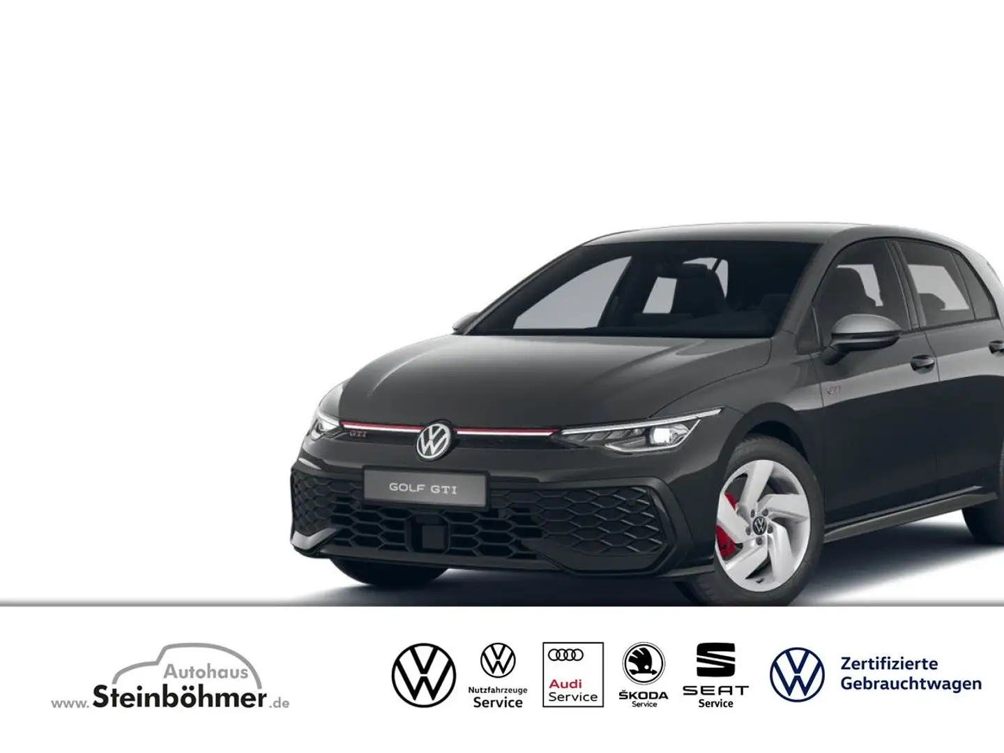 Volkswagen Golf GTI 2.0 TSI DSG RearView SideAssist AppConnec Gris - 1