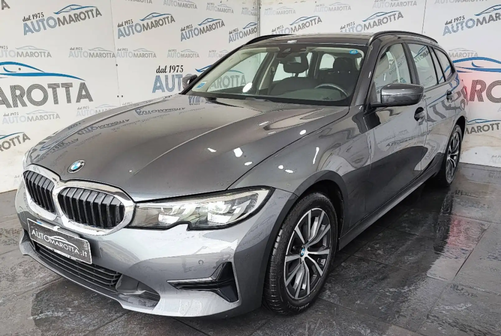 BMW 318 318d Business Advantage KM REALI! PARI AL NUOVO! Grigio - 1