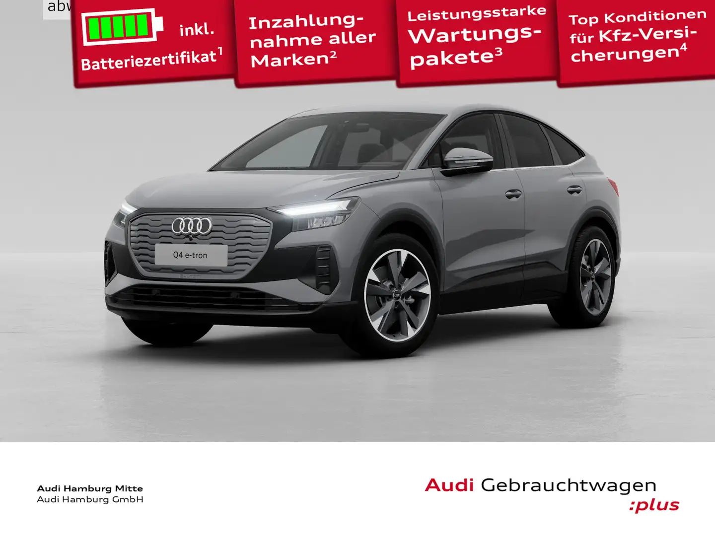 Audi Q4 e-tron Q4 Sportback 35 e-tron 125 kW Klima 20" Grau - 1