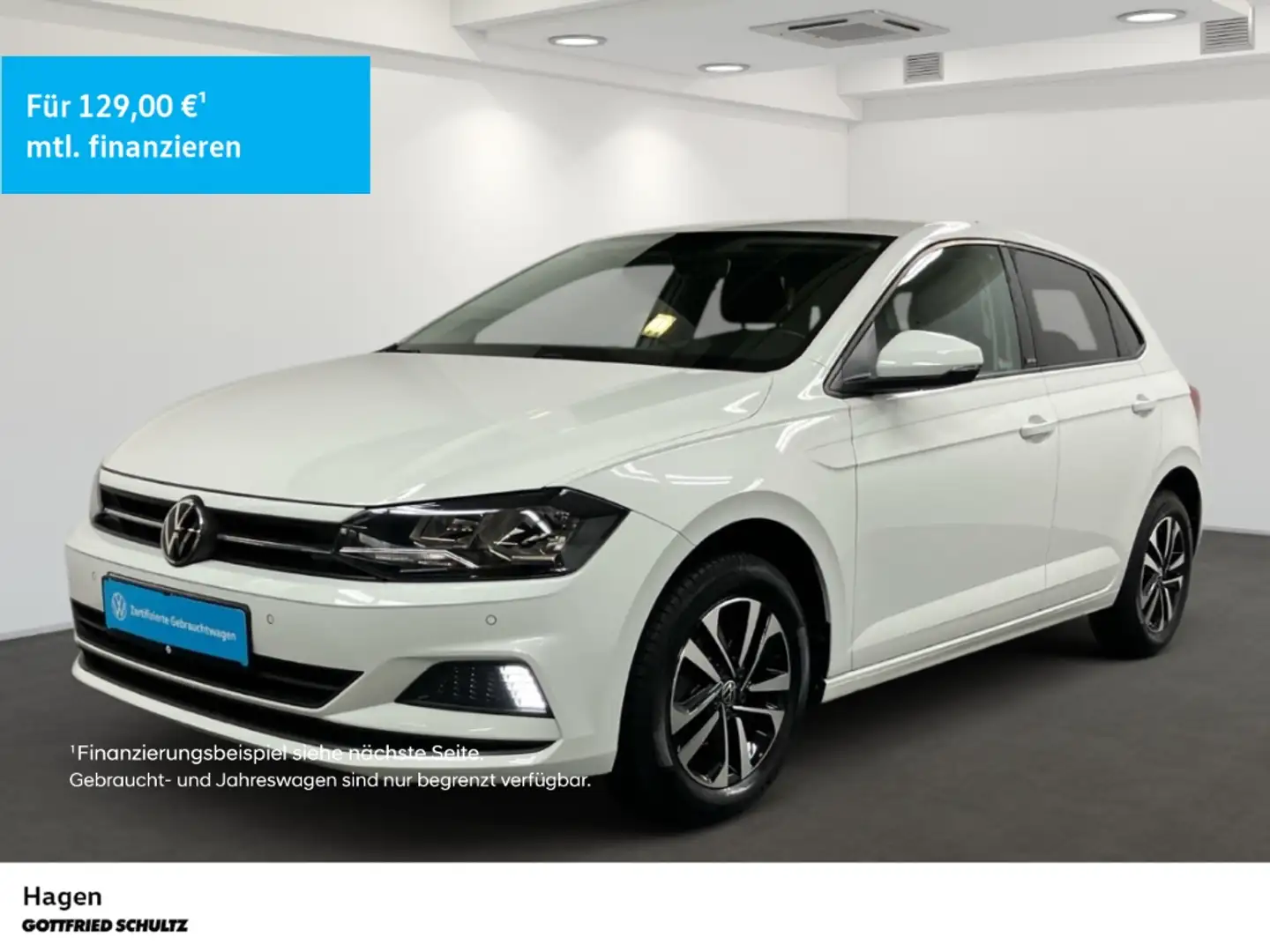 Volkswagen Polo 1.0 TSI NAV SHZ KLIMAAUT PDCvo&hi United Weiß - 1