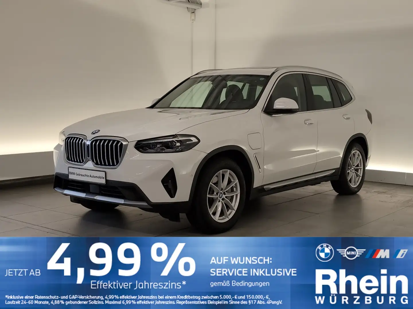 BMW X3 xDrive30e AHK/Pano/SHZ AHK/Pano/SHZ Weiß - 1