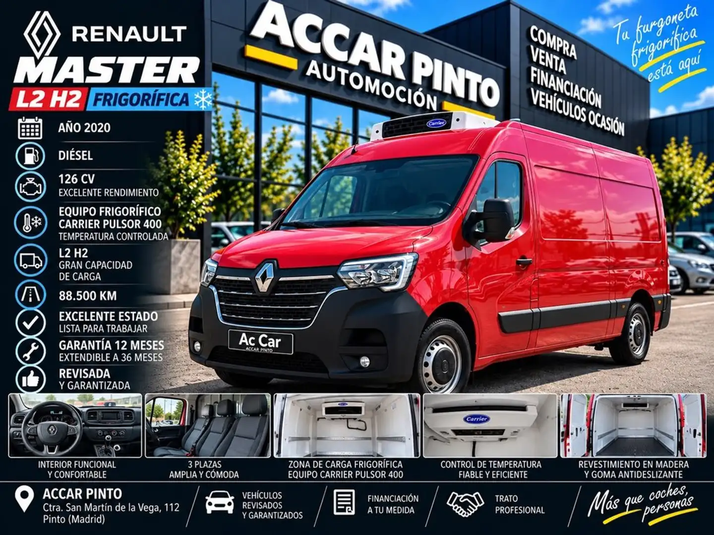Renault Master Furg. DC T L2H2 3500 B dCi 100kW (135CV) Rojo - 1