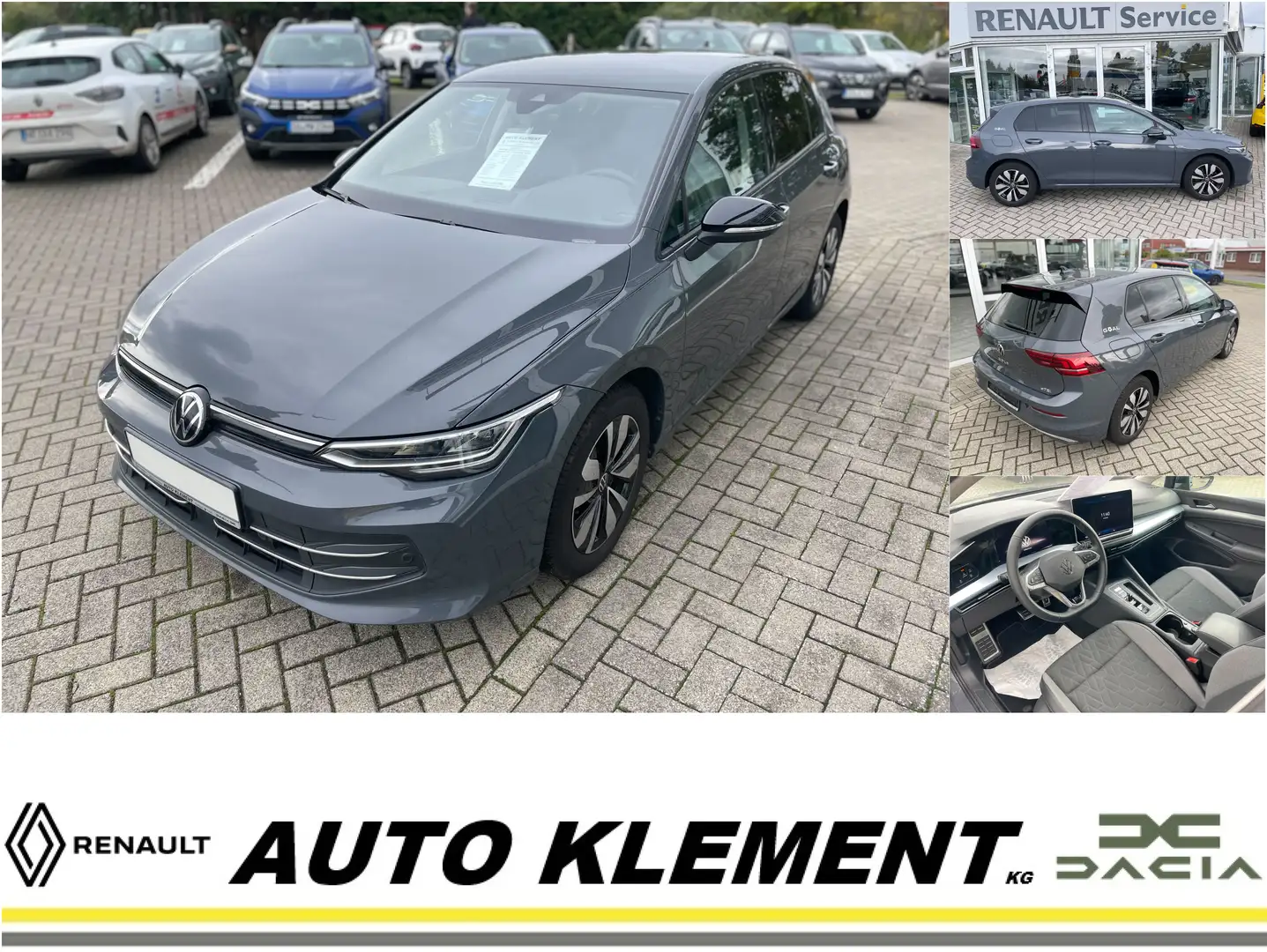 Volkswagen Golf VIII 1.5 eTSI DSG Goal, Automatik, Lenkradheizung, Gris - 1