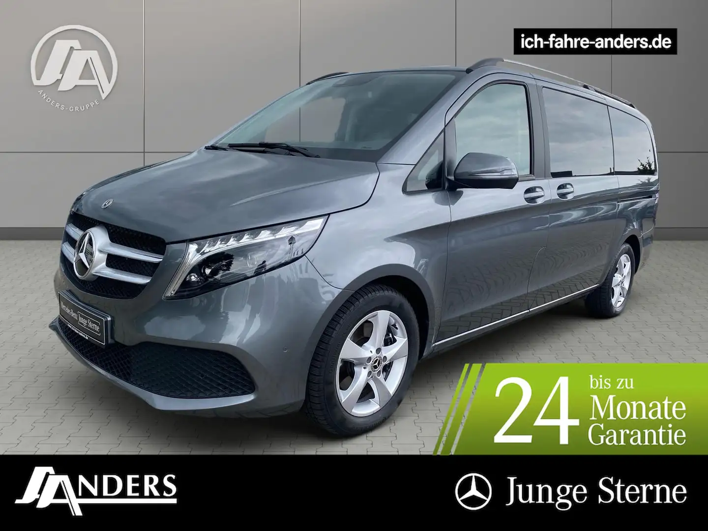 Mercedes-Benz V 250 Lang Distro*Standhzg*AHK 2,5t*MBUX*RFK Grau - 1