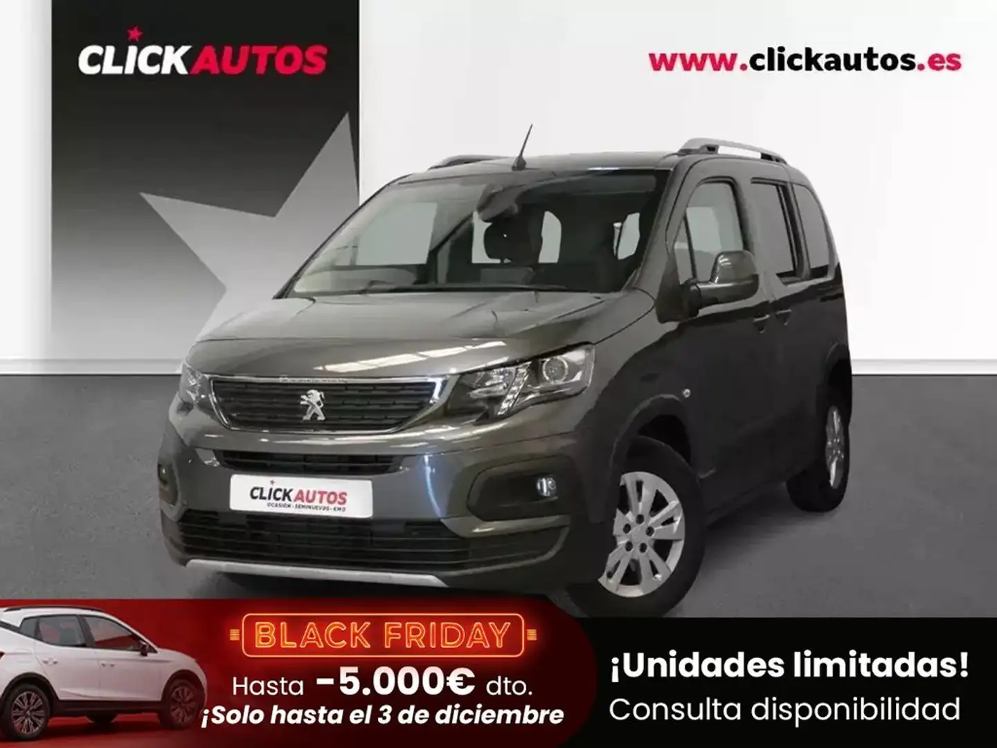 Peugeot Rifter 1.5 BlueHDI 100CV Allure Pack 5+2 Gris - 1