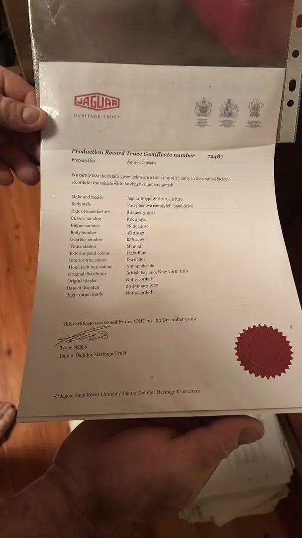 Jaguar E-Type 4.2 2+2 LEGGERE DESCRIZIONE - 2