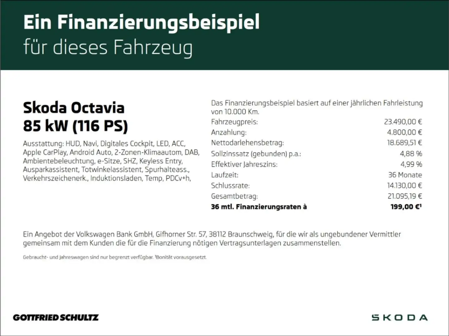 Skoda Octavia Com 2.0 TDI Style DSG LED NAV SHZ PDC LM ZV Weiß - 2