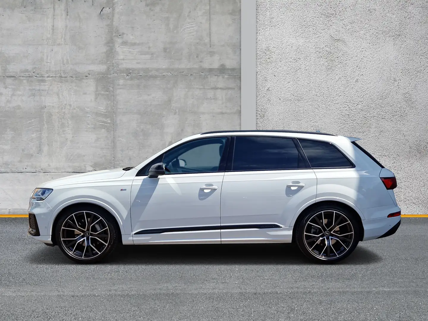 Audi Q7 50 TDI qu S line 7-Si. STANDHZG HUD B&O AHK Weiß - 2