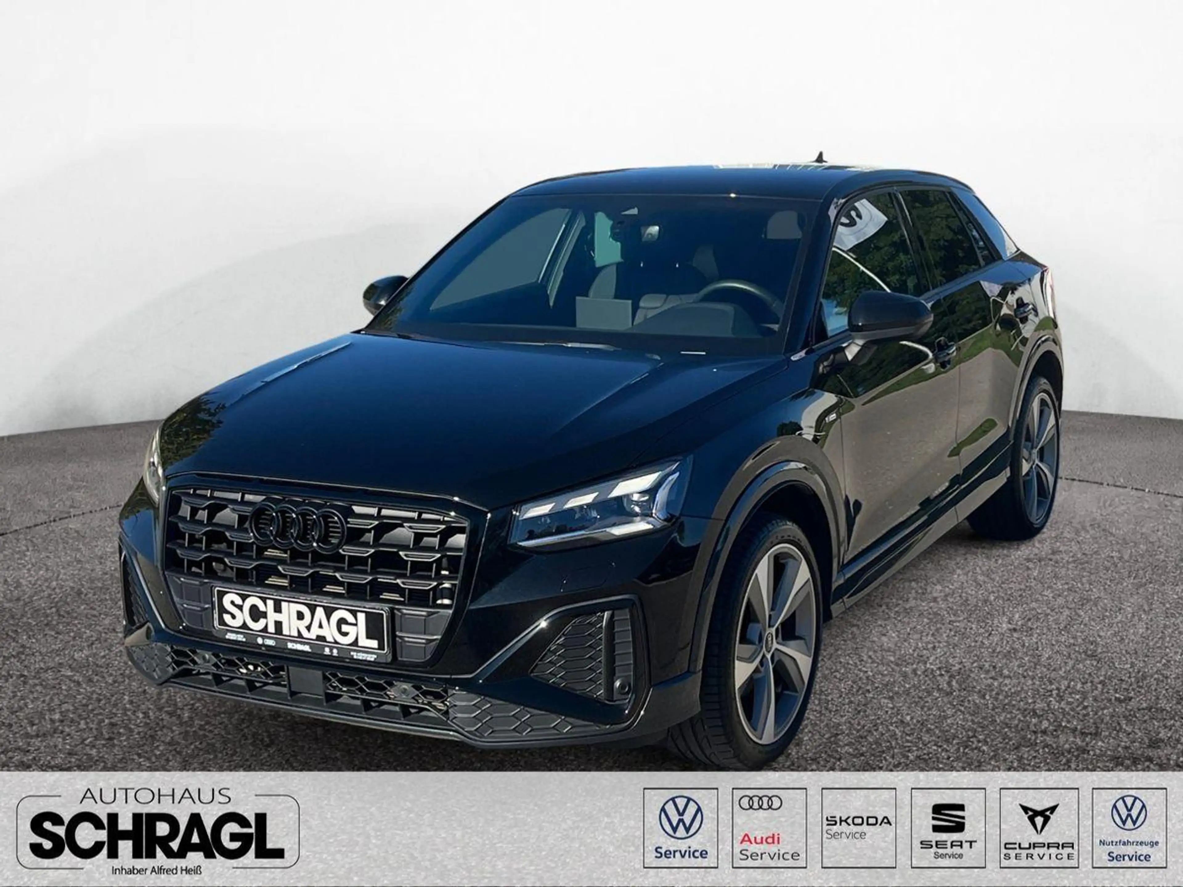 Audi Q2 35 TFSI S-LINE+NAVI+KAMERA+MATRIX+BLACK+SHZ