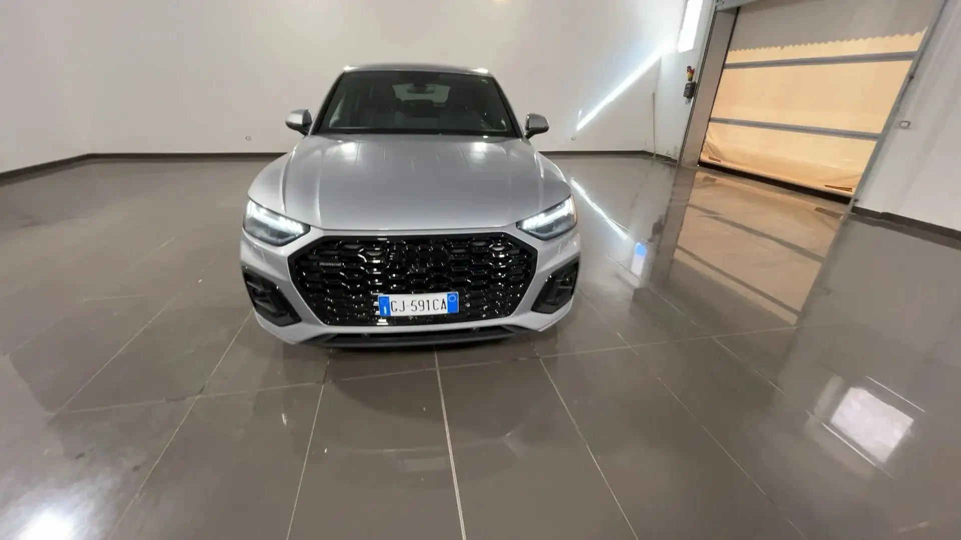 Audi Q5 Q5 Sportback 40 2.0 tdi mhev 12V S line Argento - 2