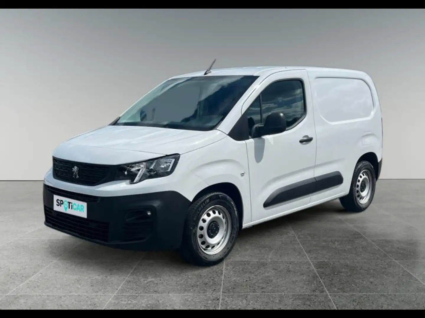 Peugeot Partner M 800kg Electrique 136ch Batterie 50 kWh Blanc - 1
