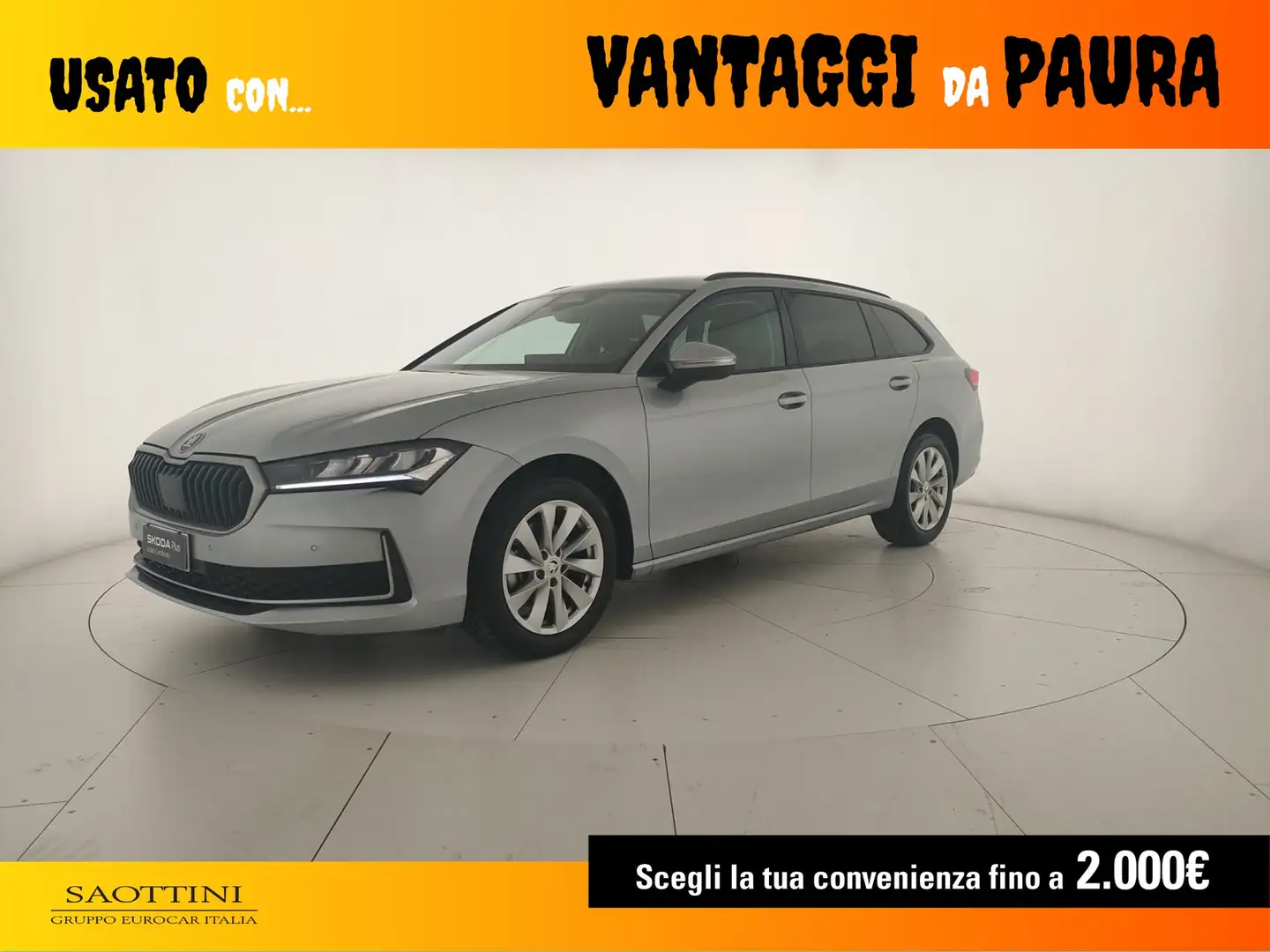 Skoda Superb Wagon 2.0 TDI Selection 150 CV DSG Zilver - 1