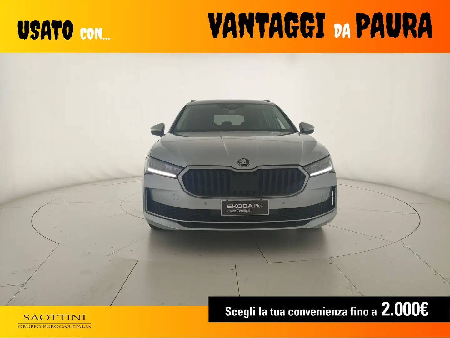 Skoda Superb Wagon 2.0 TDI Selection 150 CV DSG Zilver - 2