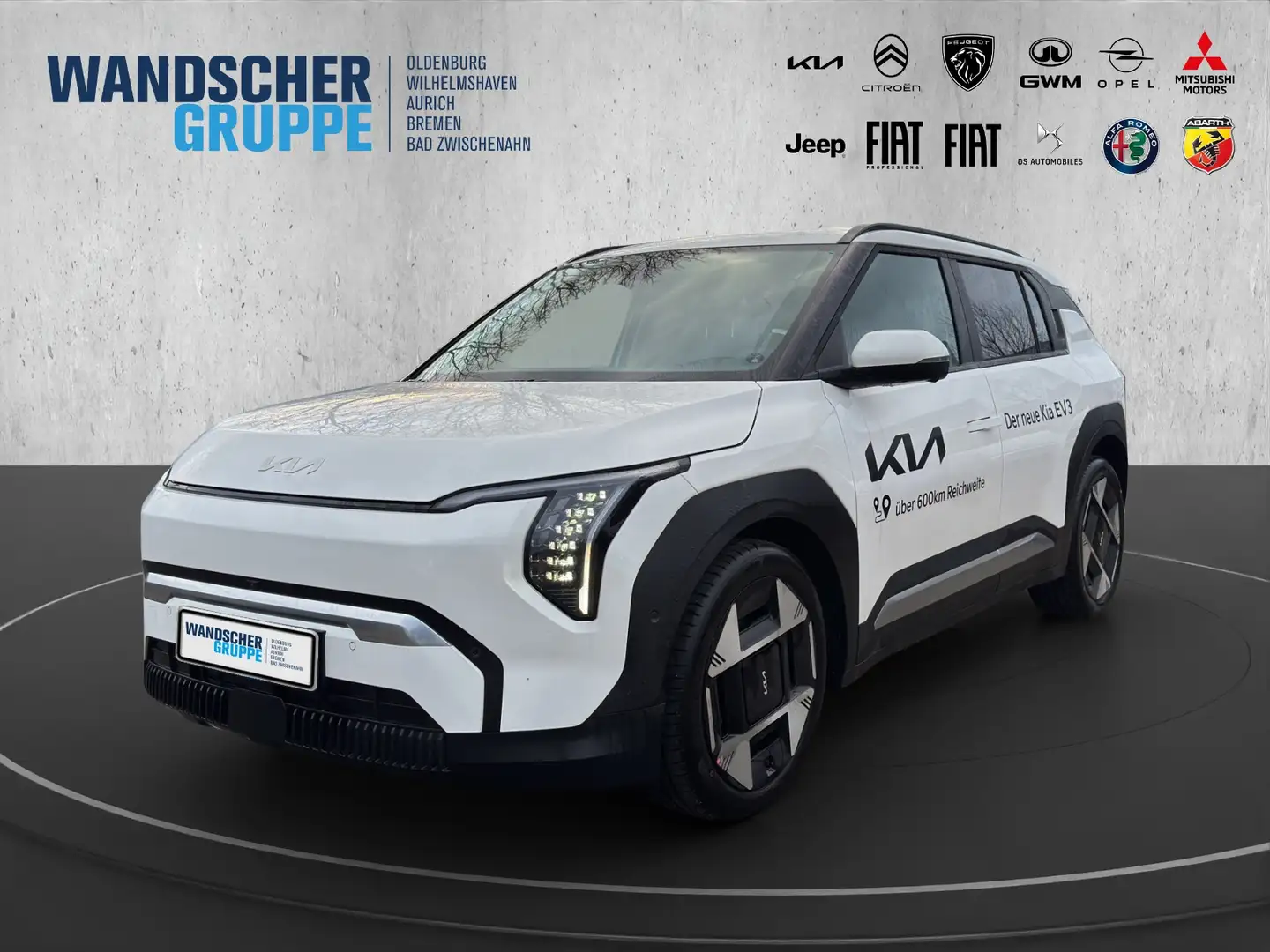 Kia EV3 58.3 EARTH WÄRMEPUMPE LED 360 KAMERA Weiß - 1