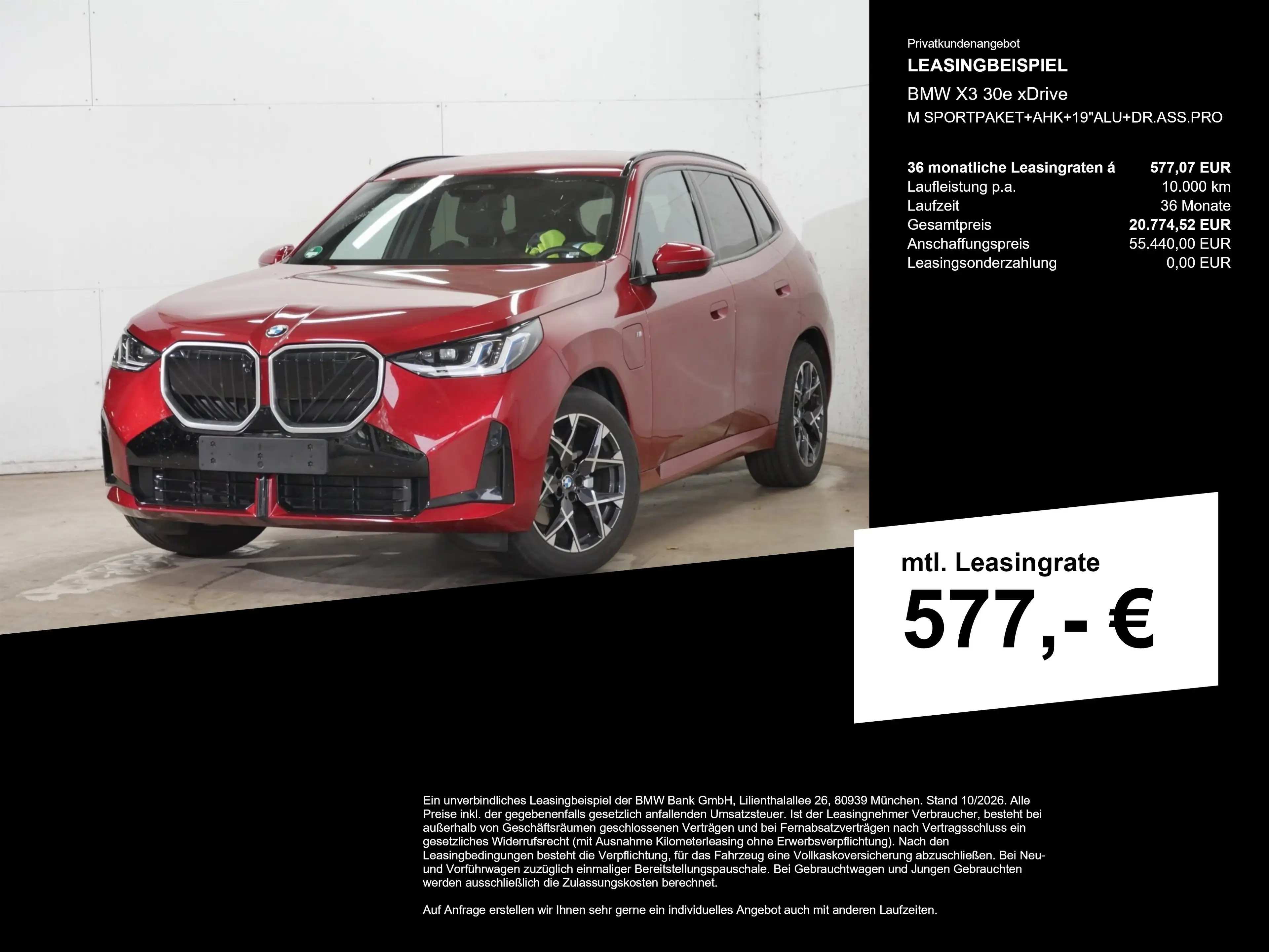 BMW X3 30e xDrive M SPORTPAKET+AHK+19"ALU+DR.ASS.PRO — photo 3