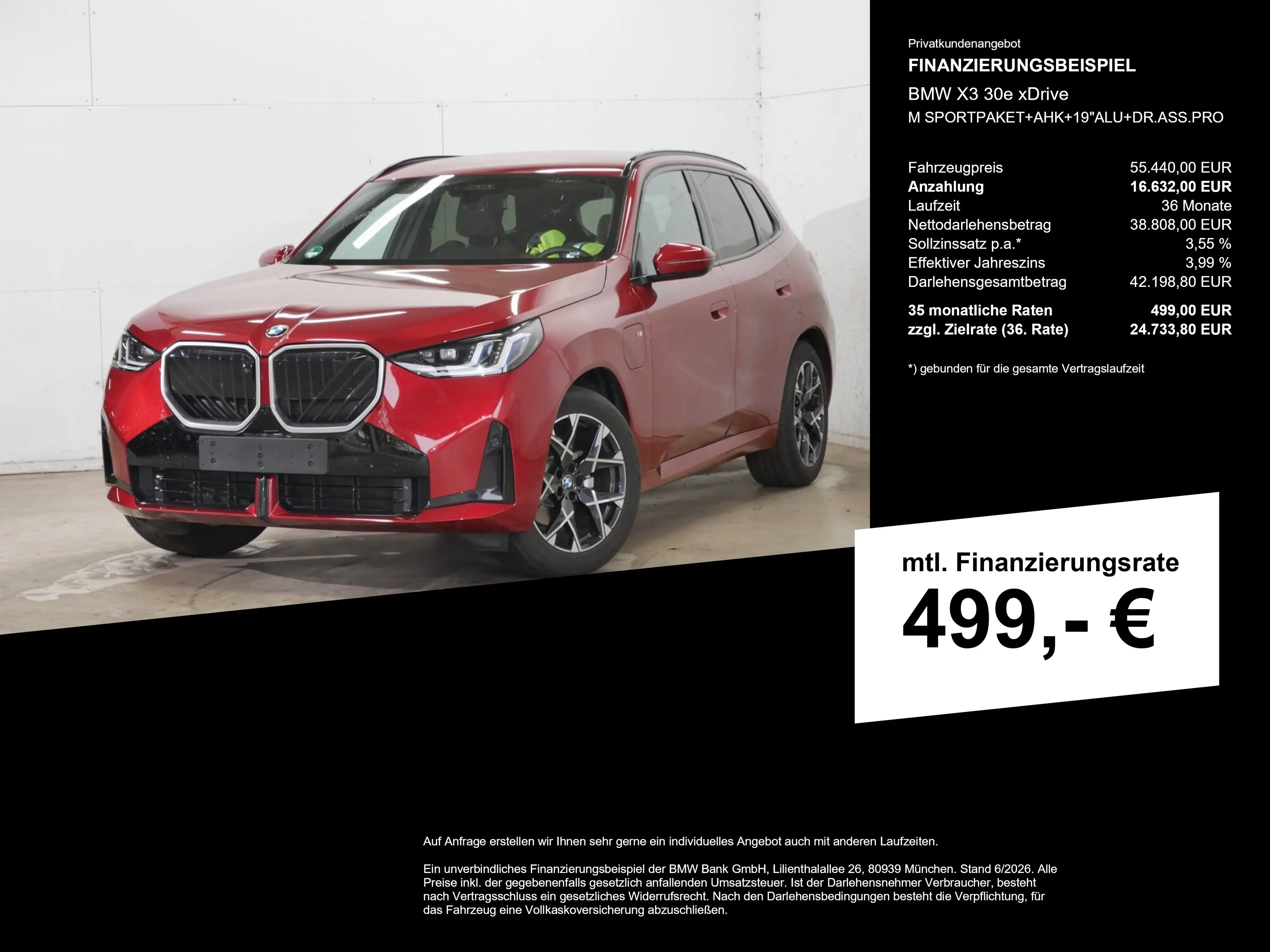 BMW X3 30e xDrive M SPORTPAKET+AHK+19"ALU+DR.ASS.PRO — photo 2