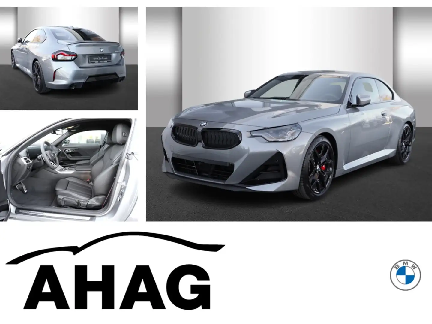 BMW 220 i Coupe M Sportpaket UPE 55.140EUR Grijs - 1