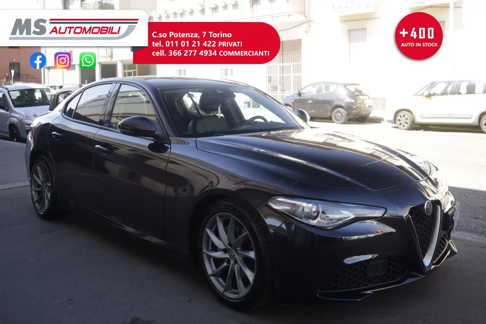 Alfa Romeo Giulia Alfa Romeo Giulia 2.2 Turbo AT8 150CV Business 110KW ANNO 2018 Negro - 1