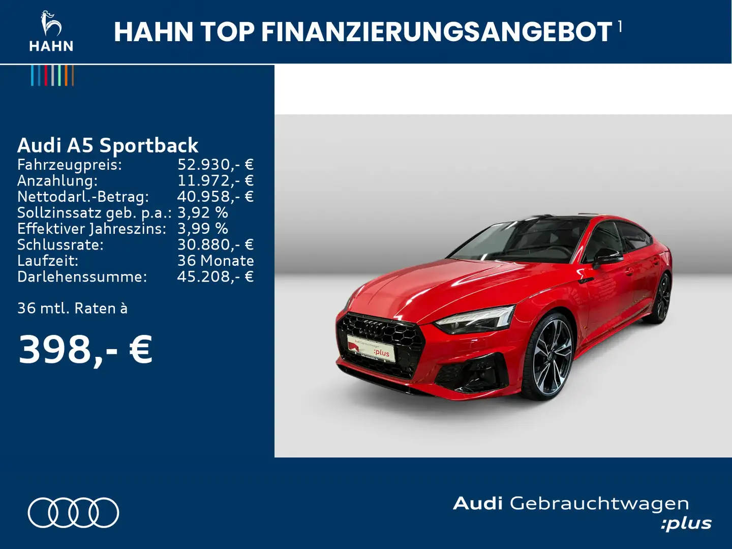 Audi A5 40 TDI quattro S line AHK Matrix Pa Rot - 2