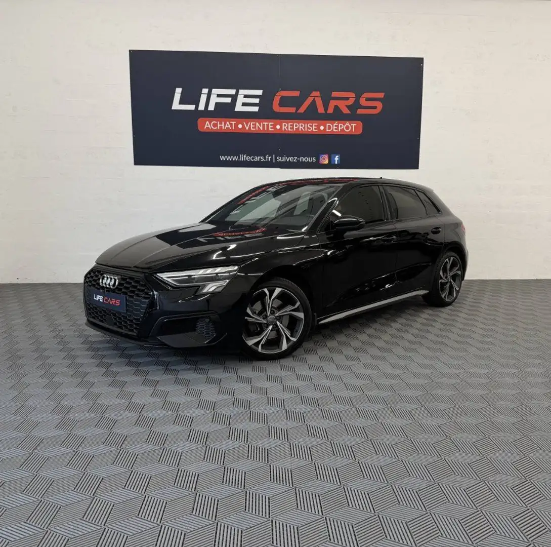 Audi A3 III 35 TFSI 150ch Design S tronic 7 2020 française entretien Noir - 2