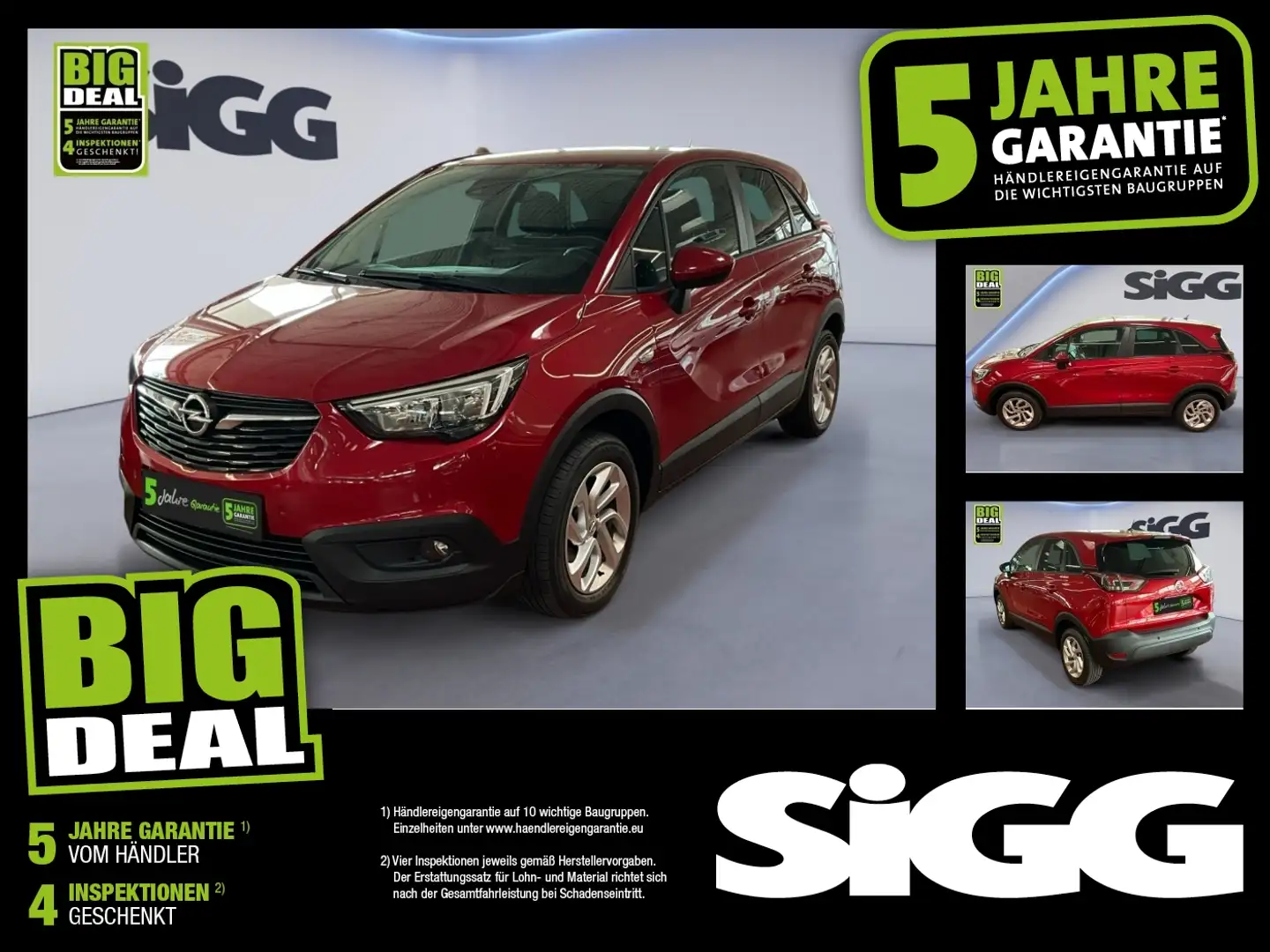Opel Crossland X 1.5 Diesel Kamera Parkpilot DAB+ Garantie Rot - 1