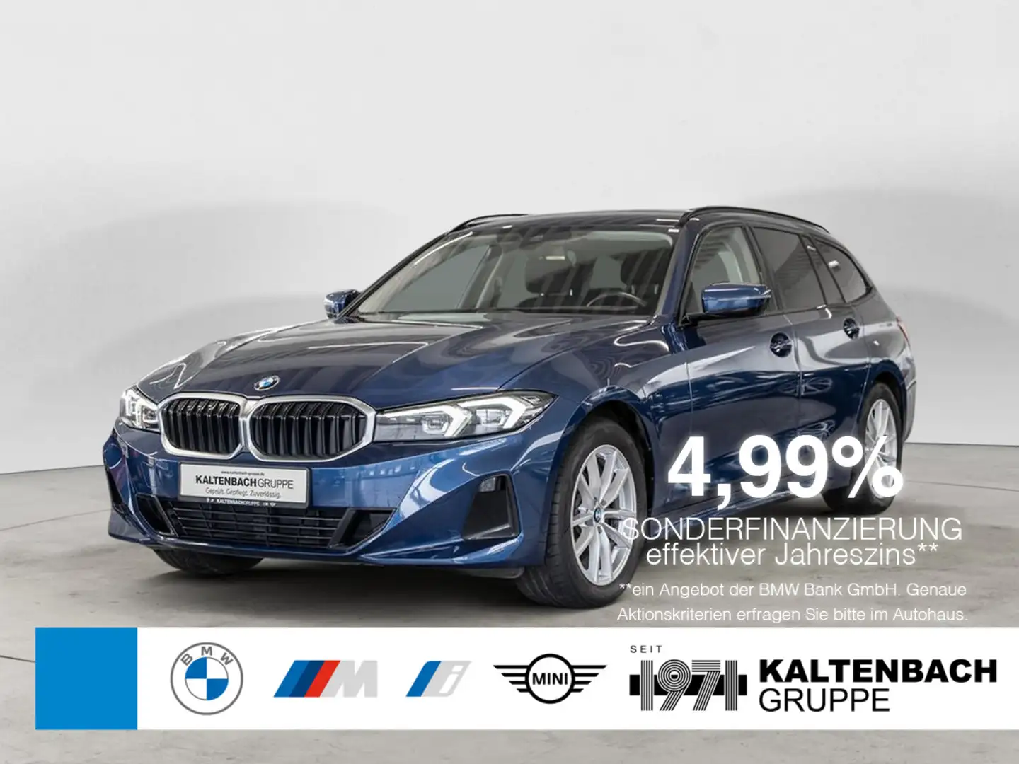 BMW 320 d Touring xDrive AHK LED NAVI SHZ PDC Blau - 1