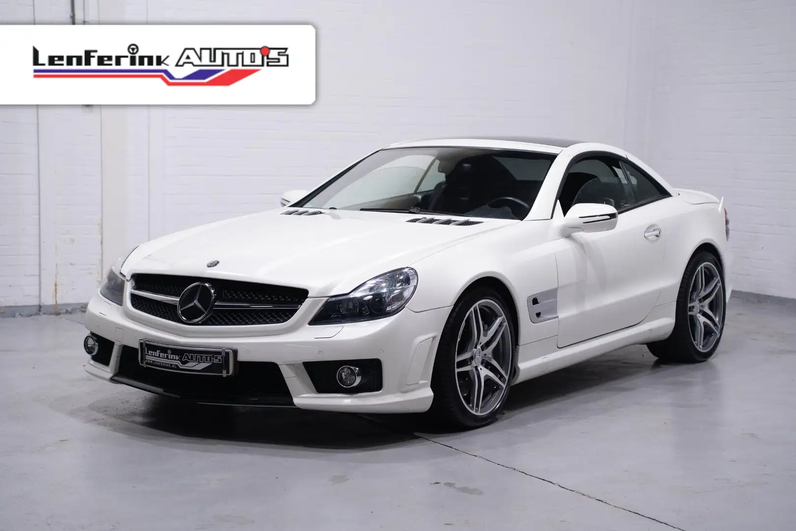 Mercedes-Benz SL 63 AMG Distronic Harman Kardon Bi-Xenon Stoelverwarming/v Wit - 1