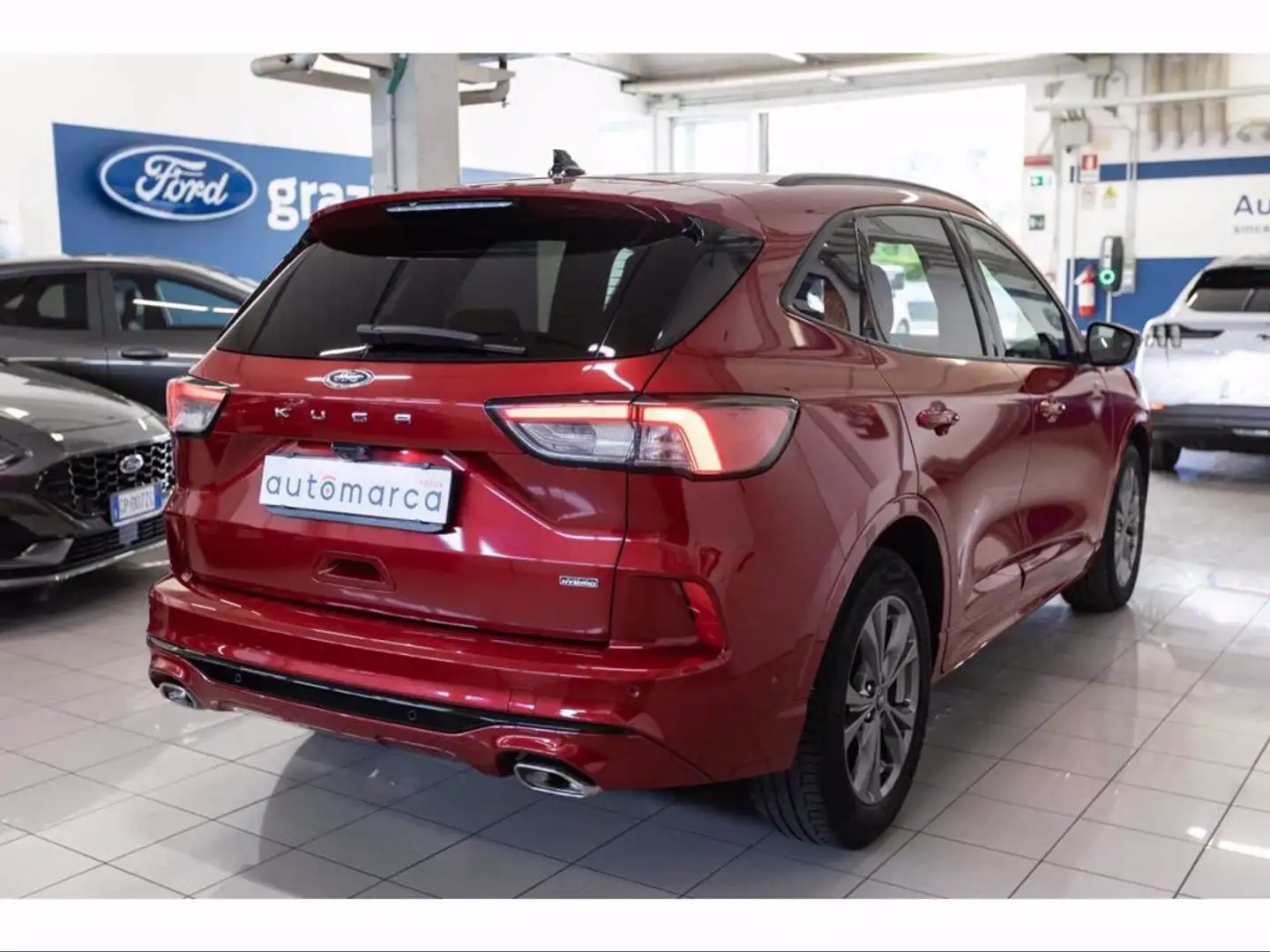 Ford Kuga 2.5 Plug In Hybrid 225 CV CVT 2WD ST-Line X Rosso - 2