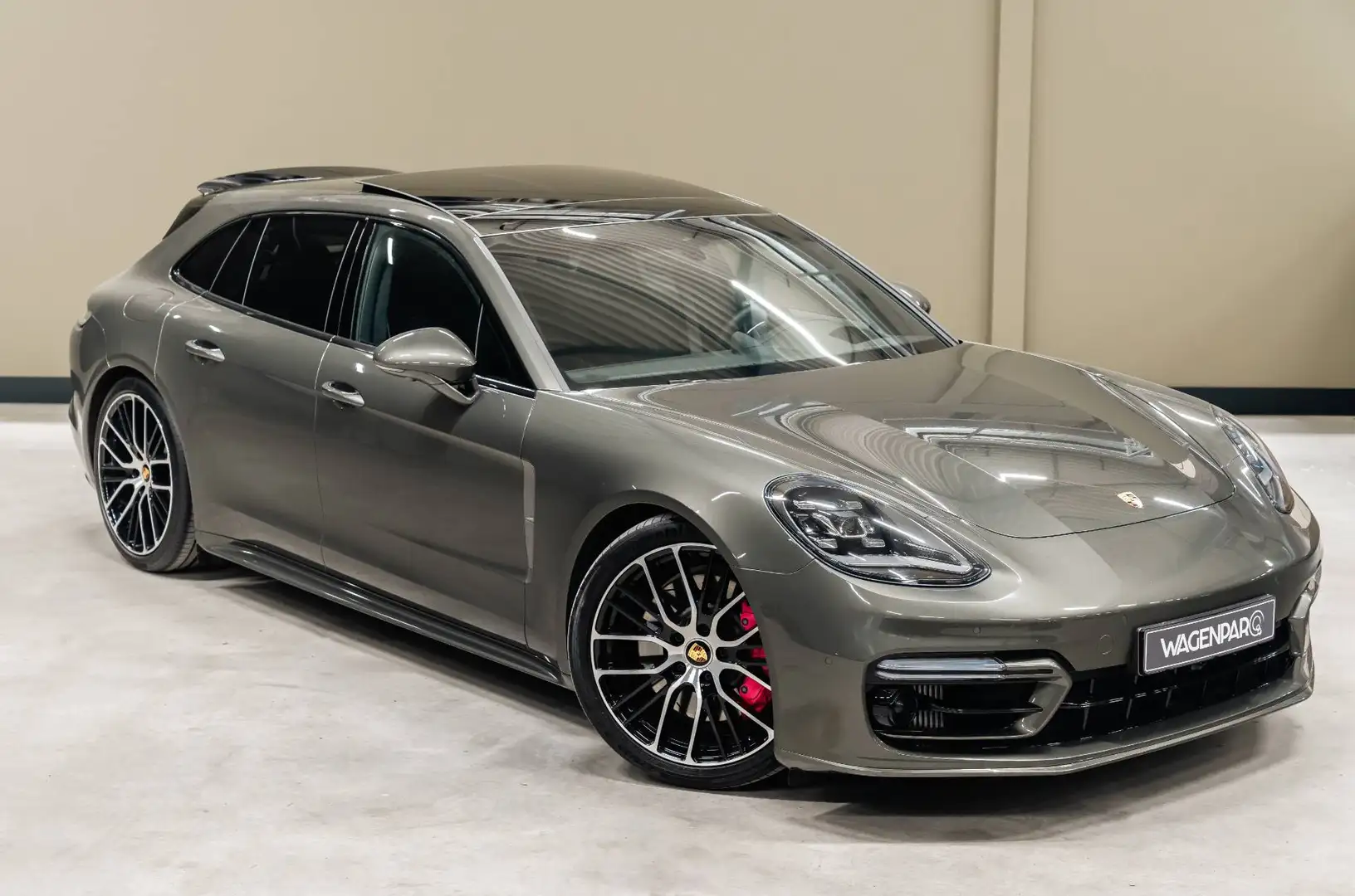 Porsche Panamera 4 E-HYBRID SPORT TURISMO ACHTERAS*SPDESGN*VOLL Vert - 1