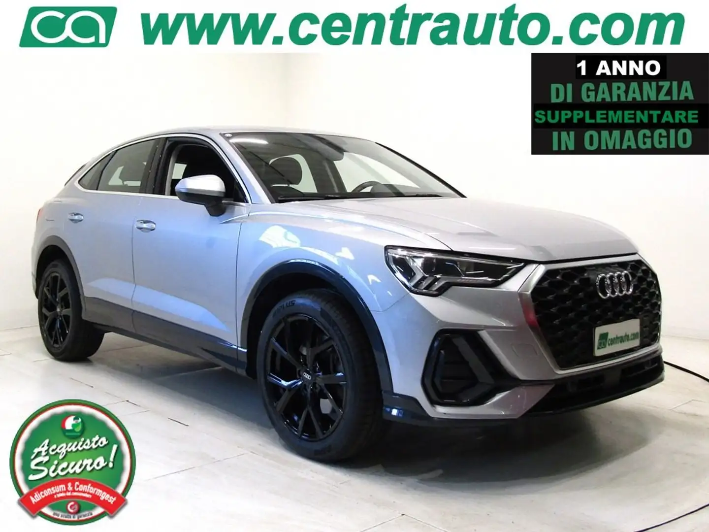 Audi Q3 SPB 45 1.4 TFSI e S tronic Plug in Hybrid *245CV* Zilver - 1