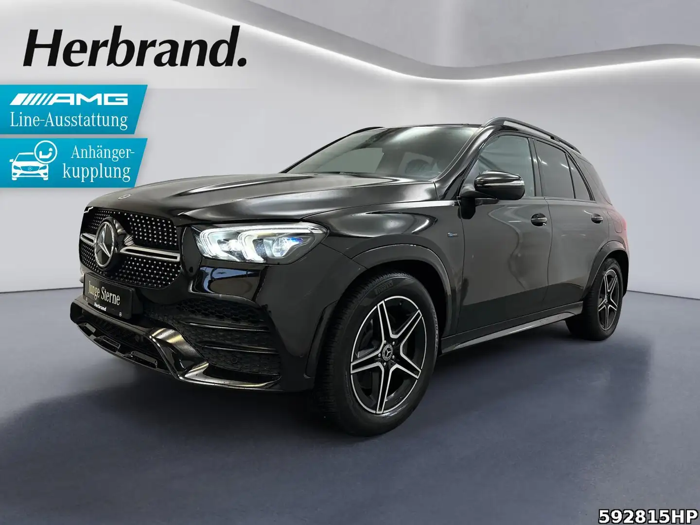 Mercedes-Benz GLE 350 de 4M AMG Night AHK MULTIBEAM Ambiente Schwarz - 1