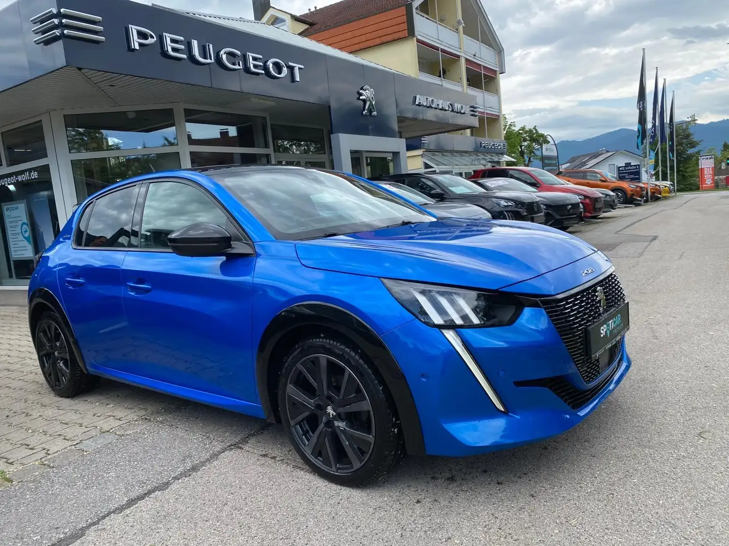 Peugeot 208 GT-Line PureTech 130 EAT8 Blau - 1