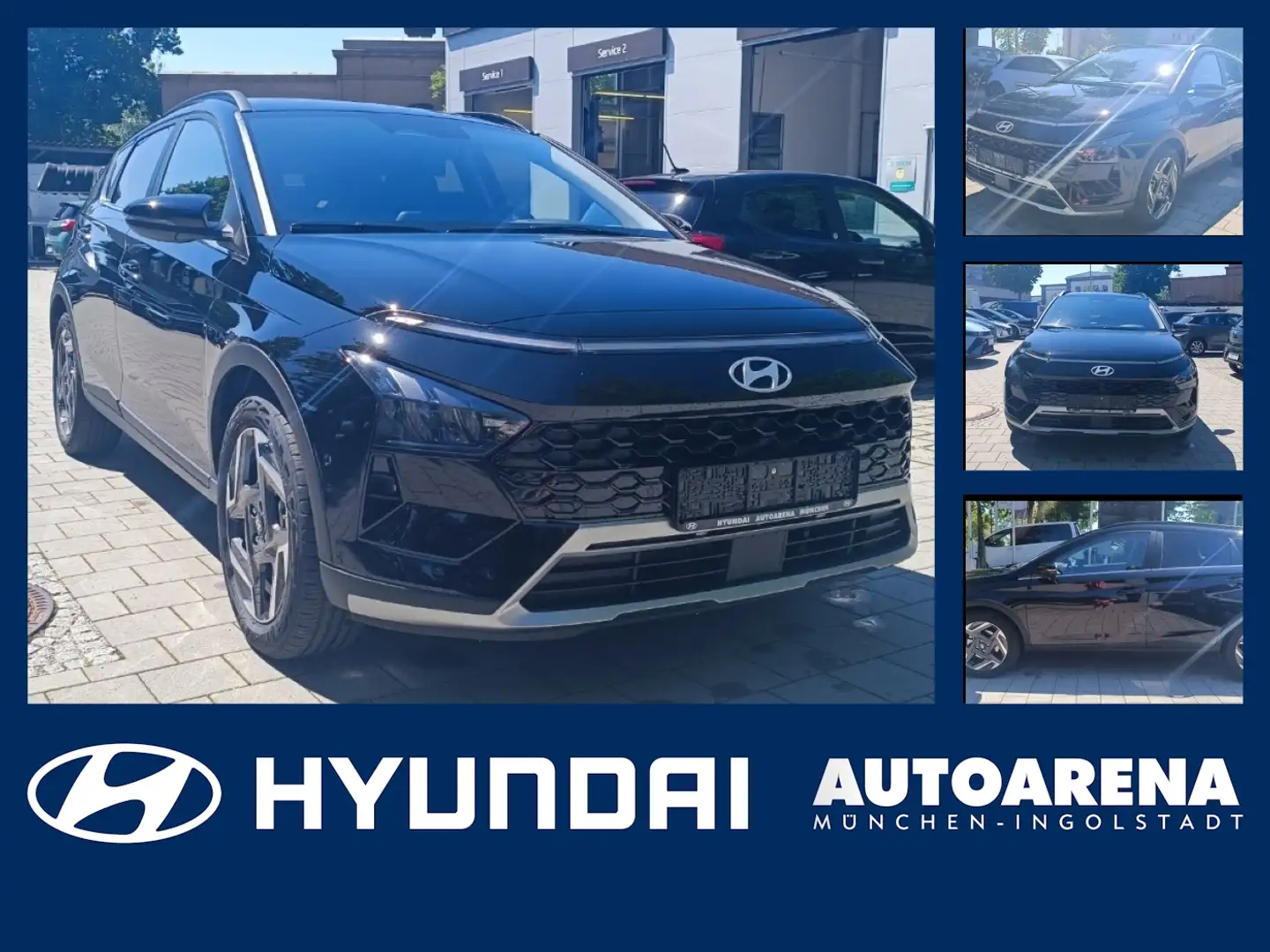 Hyundai BAYON 1.0 T-GDI Prime Navi,Sitzheizung,Totwinkel Schwarz - 1