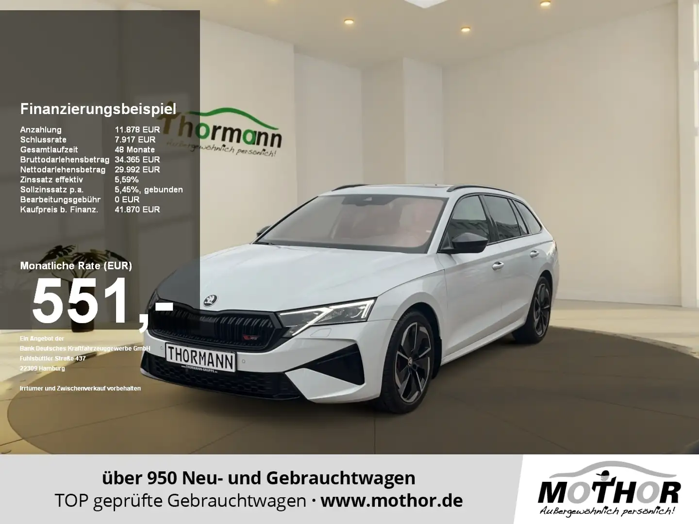 Skoda Octavia Combi RS 2.0 TSI DSG NAVI SHZ LED Schwarz - 1