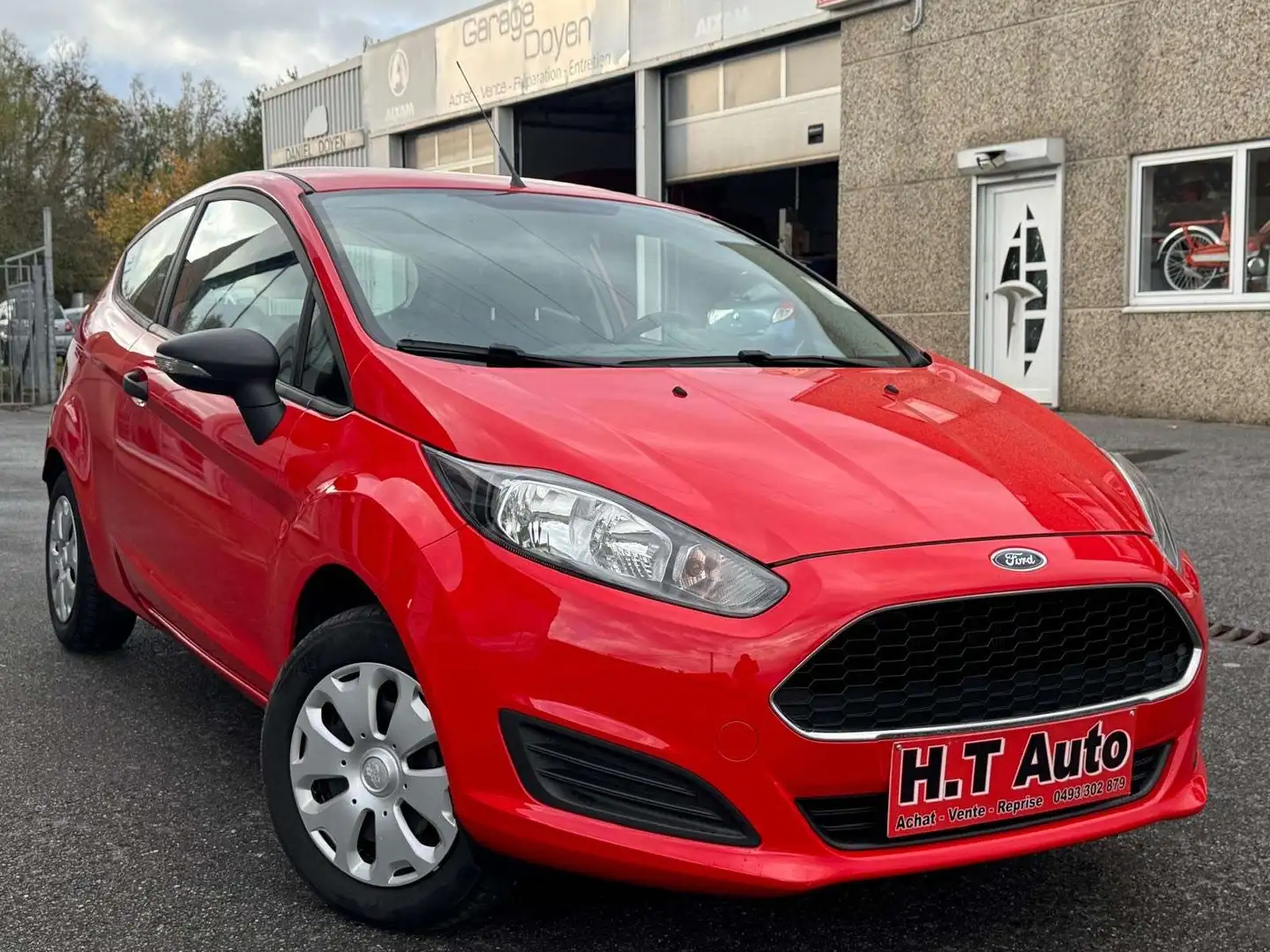 Ford Fiesta 1.25i/-9.358-Kilometres/Garantie1 an/Carnet ok Rouge - 2