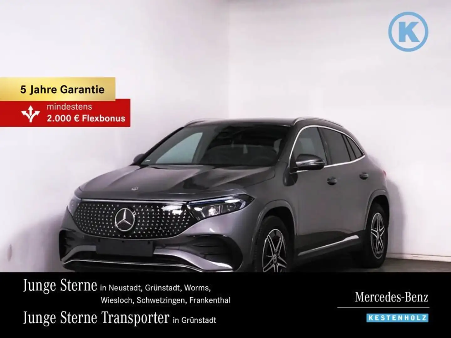 Mercedes-Benz EQA 300 EQA 300 4M AMG+VOR.-DISTRO+KAM+LENKHZ+MEMO+AMBI Grau - 1