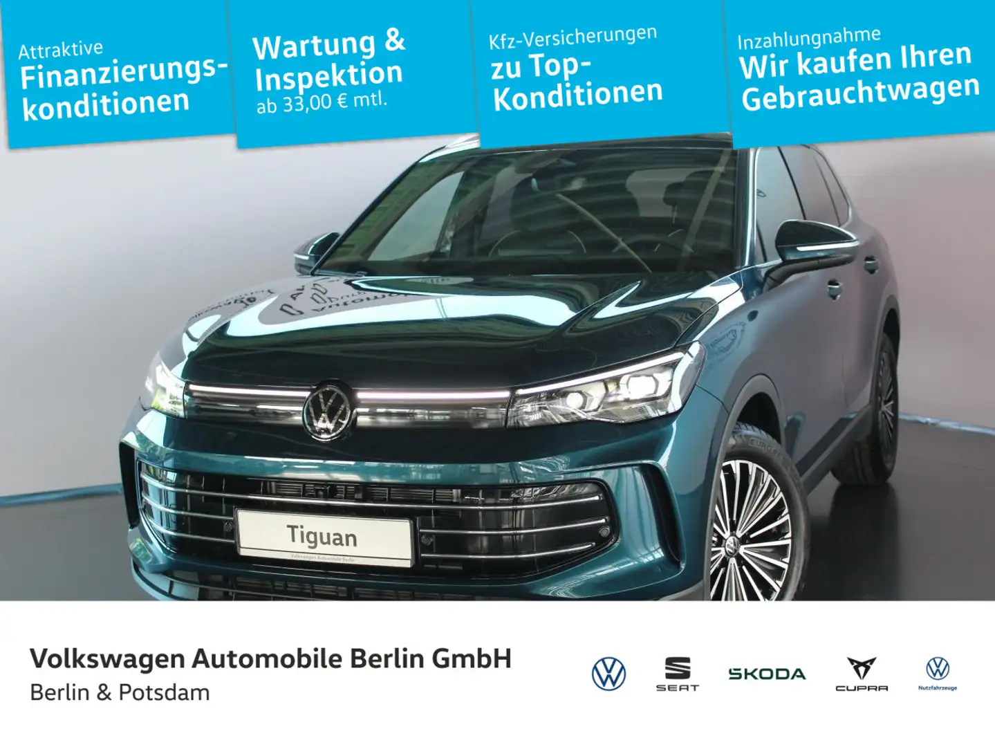 Volkswagen Tiguan -12.250€ TAGESZULASSUNG Tiguan Elegance 1,5l eTS Bleu - 1