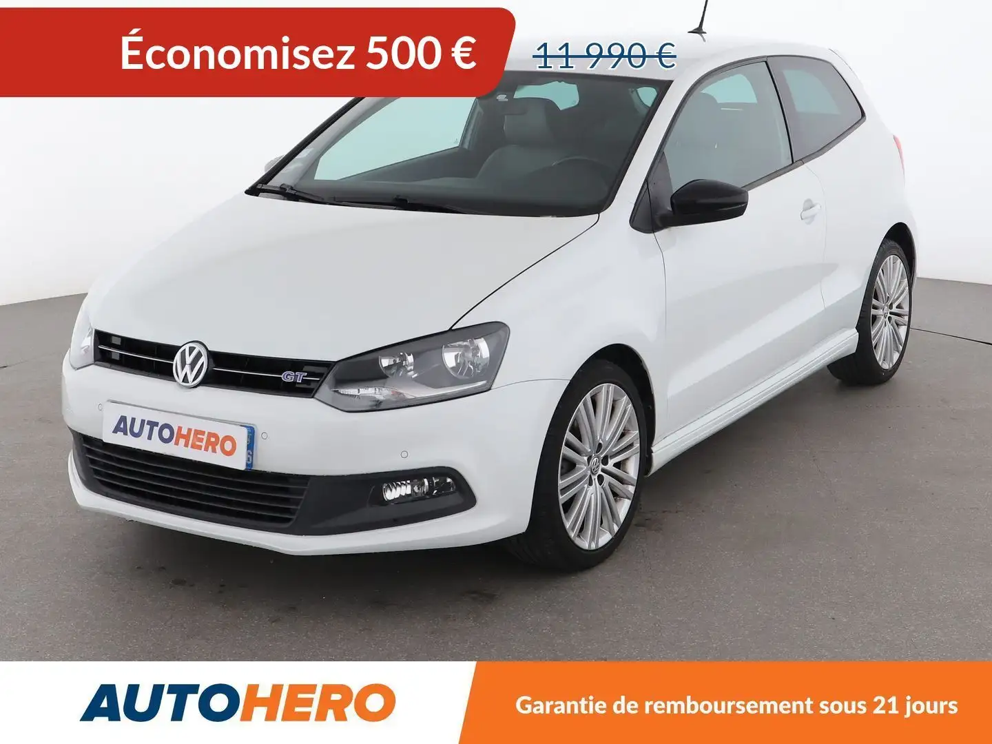 Volkswagen Polo 1.4 TSI ACT BlueMotion GT Blanc - 1